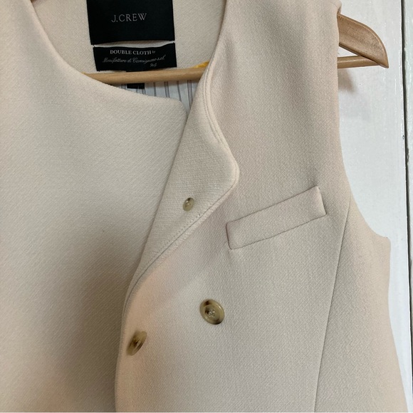 J. Crew Classic Italian Wool Sleeveless Belted Jacket / Brand new (with tags) - Picture 5 of 16